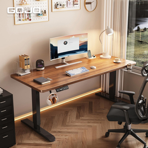 Sang trọng văn phòng điện nghiên cứu Bảng điều chỉnh chiều cao Bàn máy tính với nâng tính năng - Product Image 1