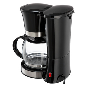 Cafetera de goteo de 12 tazas, totalmente automática, eléctrica, con jarra de vidrio negro para uso doméstico - Product Image 3