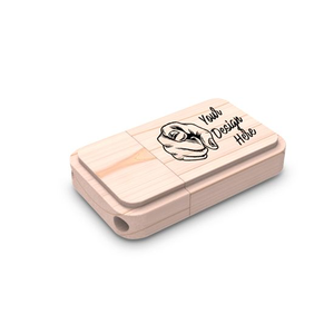 Gitra - Nueva Caja de Regalo de Madera en Forma de Corazón, Personalizada, de Madera de Arce, Nogal y Bambú, Unidad Flash USB 2.0 - Product Image 5