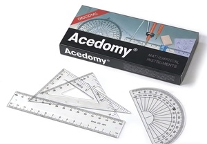 Nouvel ensemble de papeterie scolaire de haute qualité, 13 pièces, ensemble de géométrie en métal pour dessin technique, compas et crayons pour le traçage de cercles - Product Image 6