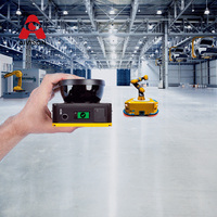 Aivison pel otomatis dalam ruangan, navigasi laser dengan forklift listrik pintar, laser navigasi aluminium