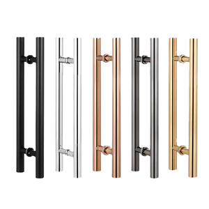 Kit de tiradores <span class=keywords><strong>para</strong></span> puertas corredizas de <span class=keywords><strong>granero</strong></span>, forma ovalada, de acero inoxidable, <span class=keywords><strong>para</strong></span> puertas de <span class=keywords><strong>granero</strong></span> y accesorios de ducha, fuertes y duraderos - Product Image 1