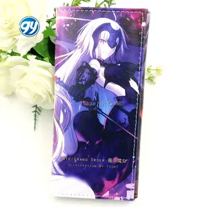 Fate/Grand Order FGO Jeanne d'Arc Аниме Длинный кошелек Fate/Stay Night Saber, карточные кошельки для детей