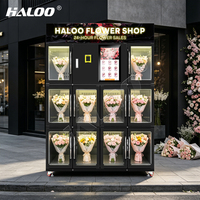 Máquina de Venta de Flores Frescas con Sistema de Refrigeración y Control de Humedad de Haloo Factory