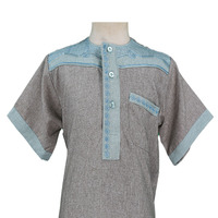 Vente directe usine – Nouvelle collection : Thobe Alharamain Jubba en coton de haute qualité, style patchwork, pour garçons et adultes – Idéal automne