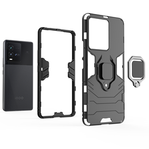 Coque de téléphone antichoc avec anneau magnétique pour <span class=keywords><strong>IQOO10</strong></span> 5G - Product Image 3