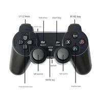 Controlador de juegos inalámbrico de 2,4G, receptor USB, joystick de doble balancín para Mini PC, portátil, accesorios de juegos