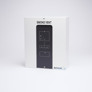 Panel de control de alarma de incendio naranja integrado con interruptor de fuego Actulux 3JW-227317 SVM EI 24V-8A - Product Image 1