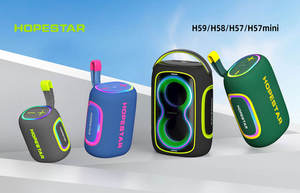 Altavoz Bluetooth Portátil Hopestar H57 Mini <span class=keywords><strong>de</strong></span> 15W con Luz RGB, Resistente al Agua IPX6, <span class=keywords><strong>Radio</strong></span> FM Integrada para Viajes, Campamentos y Uso en Exteriores - Product Image 5