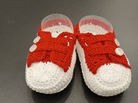Chaussures pour bébé au crochet faites à la main avec logo personnalisé, vente en gros, mignonnes, au crochet et au tricot, chaussures pour bébé fille au crochet fleuri