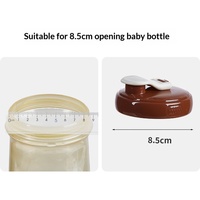 Accesorio Sólido de PC de 72 cm de Calibre, Compatible con Botellas de Agua y Leche Shixi; Tapa Universal de Gran Capacidad con Diseño de Bebida Directa
