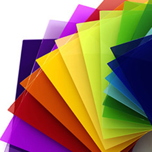 Plaque acrylique transparente, panneau en plastique solide, découpe sur mesure, couleur arc-en-ciel pour affichage et décoration PMMA - Product Image 1