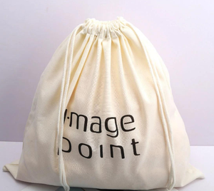 Hot Sale Cotton Linen Gift Shopping Dust Bag Custom Logo Printed <b>Drawstring</b> Shoe Clothing Hot Storage Cotton Muslin <b>Pouch</b> - Product Image 4