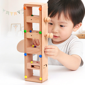Gioco Educativo in Legno con Labirinto e Perline per Bambini, Sfida di Intelligenza con Pulsanti per Stimolare il Cervello - Product Image 2