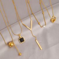 Collier pendentif cœur pour femme en acier inoxydable plaqué or 18 carats, anti-ternissement, étanche, avec zircon, bijou tendance pour les fêtes