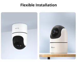 SONOFF CAM Pan Tilt 2 Cámara de Seguridad Inteligente para Interiores con Visión Nocturna, Panorámica de 360°, Detección Humana y de Movimiento a través de Alexa - Product Image 4