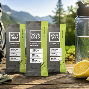 Oferta Especial: Sobres de Polvo Electrolítico con Sabores Personalizados, Sodio, <span class=keywords><strong>Potasio</strong></span>, <span class=keywords><strong>Magnesio</strong></span> 1000mg, Mezcla Hidratante Sin Azúcar, Bebida Keto - Product Image 2