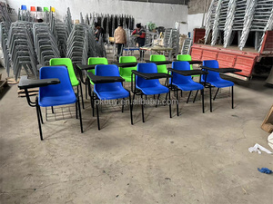 Chaise d'école, de bureau ou d'extérieur en métal empilable de haute qualité, moderne et en gros - Product Image 3