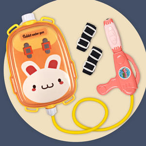 مسدس مياه بفتحة خلفية للصيف, مسدس مياه جديد من النوع الذي يُسحب يدويًا ، يصلح لرياض الأطفال ، ويمكن تقديمها كهدية في فصل الصيف ، من مادة قابلة للانجراف ، من النوع الخلفي لرياض الأطفال ، يتم صناعته على شكل مسدس مياه لموسم الصيف. - Product Image 6