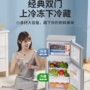 Mini Refrigerador de 30L con Congelador de 70L de Capacidad Total, Ahorro de Energía, Compacto, para Uso Doméstico o Alquiler - Product Image 3