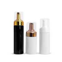 Mat Noir Blanc Givré clair 120ml Nettoyant Visage Liquide Mousse Mousse Pompe Bouteille Noir Mousse Bouteille 150ml Mousse Pompe Bouteille