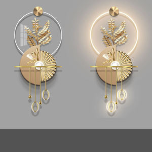 127x50cm avec veilleuse LED nouveau mur en métal salon décor à la maison luxe Art article maison décoration en gros livraison directe DDP - Product Image 3