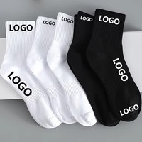 Chaussettes de sport personnalisées en gros à bas prix pour adultes, femmes, imprimées, décontractées, par sublimation, vierges, tricotées, pour le tennis et le football
