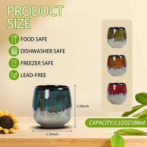 High-Grade Ceramic Tea Cup with Comfortable Grip Beautiful Design for Serving Coffee Tea <b>Cappuccino</b> in Kitchens & Cafes - Product Image 6