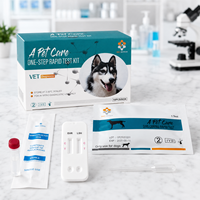 Kit de Prueba Rápida de Antígeno para Parvovirus Canino 2 en 1 (CDV/CAV) para Perros, Tarjeta de Diagnóstico Veterinario, Muestra Gratuita, Alta Sensibilidad