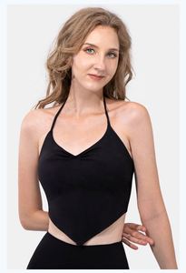 Dropshipping productos 2023 ropa cómoda deporte gimnasio Rosa Tops correr espalda descubierta Sexy Yoga sujetador - Product Image 5