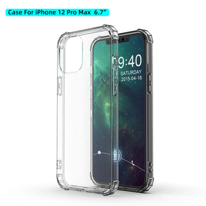 Transparent TPU Anti-Drop Shockproof Camera <b>Protector</b> 360 Full Wrap Protection Airbag Mobile Phone Cases For iPhone 12 Pro Max - Product Image 4