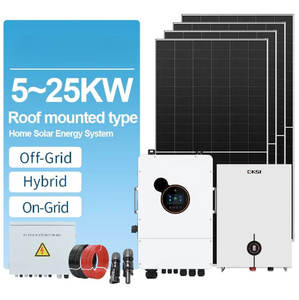 5-20kw All in One Ongrid Solar Energy <b>System</b> Hybrid off <b>Grid</b> with Polycrystalline Silicon MPPT Controller 10 Year Warranty - Product Image 1