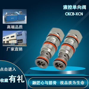 Vanne de commande directionnelle à cartouche Ckcb Xcn pour utilisation en machinerie hydraulique, en fonte plaquée - Product Image 1