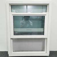 MINGLEI Fenêtre coulissante verticale en vinyle personnalisée de haute qualité