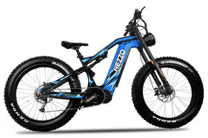 HEZZO Trottinette à deux roues 70-90 km 160NM 26 pouces Moteur central 9 vitesses 36V 450W 2000W Puissance du moteur Étanche Contrôle par application - Product Image 5