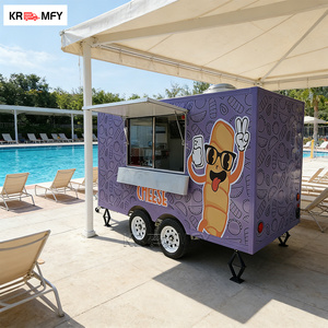 Remolque de fábrica DOT VIN CE con carrocería de acero inoxidable, configuración completa para cocina móvil de comida rápida de hot dogs personalizada. - Product Image 3