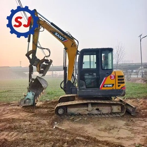 รถขุดมือสอง Sany Sy60c รถขุดแบรนด์จีนขนาดกลาง มีสินค้าในสต็อก Sy75C SY60C SY75C SY95C SY125C สำหรับขาย - Product Image 1