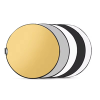 Réflecteur de photographie en nylon pliable 5 en 1-Outil de lumière multi-disques, accessoire de studio photo essentiel