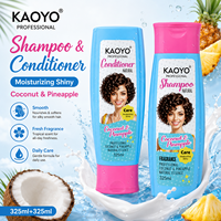 Set de Champú y Acondicionador 2 en 1 de Coco, Control de Grasa, Anti-Frizz, Suavizante para el Cabello, Venta al Por Mayor de Fábrica OEM
