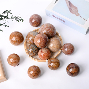 Wholesale Natural Stone Gemstone Thousand-layer Quartz <b>Crystal</b> <b>Balls</b> Polished Garden Quartz Sphere for Decoration - Product Image 1