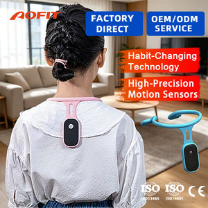 Aofit Meilleur <span class=keywords><strong>Correcteur</strong></span> <span class=keywords><strong>de</strong></span> <span class=keywords><strong>Posture</strong></span> Électronique Intelligent avec Capteur et Vibration pour Redresser le Dos - Product Image 1
