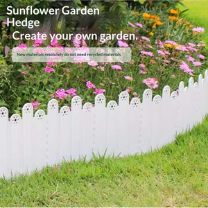 <span class=keywords><strong>Bordo</strong></span> Decorativo in Plastica Bianca <span class=keywords><strong>per</strong></span> <span class=keywords><strong>Giardino</strong></span>, Recinzione <span class=keywords><strong>per</strong></span> Fiori, Bordura <span class=keywords><strong>per</strong></span> Prato, Cortile, Patio, Vialetti e Paesaggistica - Product Image 4