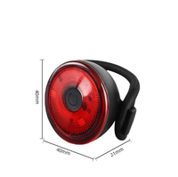 Fahrrad COB Rücklicht Fahrrad Hochsichtbares Rücklicht Fahrradzubehör Multifunktionale Fahrradlampen