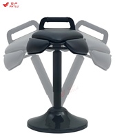 Tabouret d'équilibre ergonomique avec poignée pour une assise active, idéal pour les cabines acoustiques