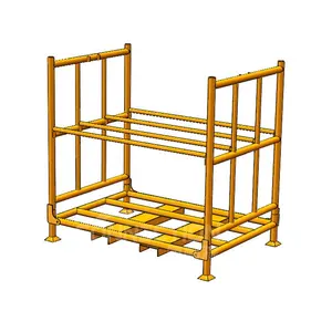 Pneumatico scaffalature stillages cremagliera ruota di heavy duty industrial pneumatico cremagliera