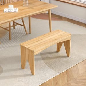 Banco <span class=keywords><strong>de</strong></span> Comedor <span class=keywords><strong>de</strong></span> Bambú <span class=keywords><strong>de</strong></span> 35.4 Pulgadas, Banco Moderno para Mesa <span class=keywords><strong>de</strong></span> Cocina Estilo Rústico, Banco Largo para Interiores, para Entrada, Sala <span class=keywords><strong>de</strong></span> Estar, Dormitorio - Product Image 4