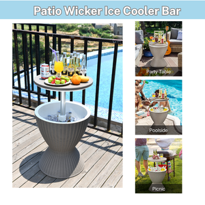 Ngoài trời Bar Cooler Tất cả thời tiết kháng 8-giờ làm mát bia đá và rượu vang mát cho vườn Patio bên, bãi biển - Product Image 5