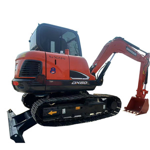 Hot-selling <b>Second</b>-<b>hand</b> Doosan DX60 Excavator with High Efficiency Engine Gearbox Pump. Fuel-Saving 0.21m Bucket Capacity - Product Image 1