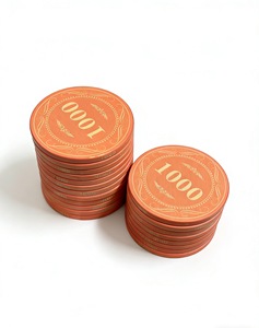 Jetons de poker en céramique écologiques de qualité <span class=keywords><strong>casino</strong></span>, 50 mm, 16,2 g, avec logo personnalisé, <span class=keywords><strong>roulette</strong></span> intégrée, jeton de jeu et plateau de haute qualité - Product Image 1