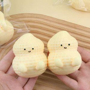 TPR Slow-Rise Realistic Peanut <b>Squishy</b> Fidget Toy - Lifelike Design for Desk Stress Relief & Office Decor Slow Rising Toys - Product Image 1